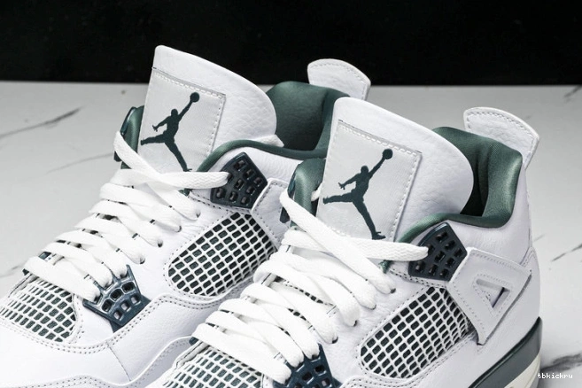 Cheap TBK FQ8138-103 Green Air Jordan 4 Oxidized 0810